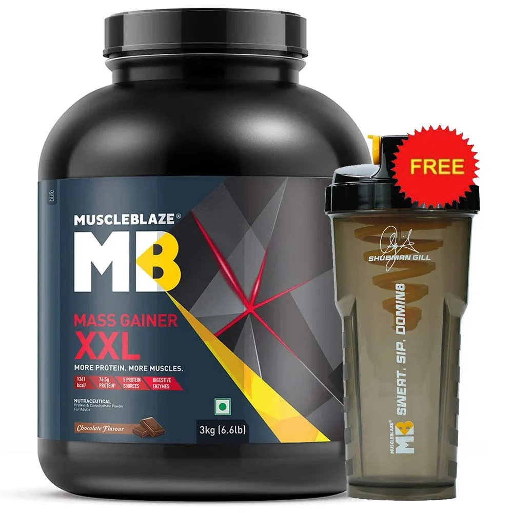 MB MuscleBlaze Mass Gainer XXL 3 kg (6.6 lb)